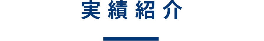 実績紹介